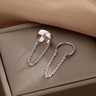 Pearl Ear Cuff Clamp kõrvarõngad, mitteläbiv luust C-kujuline kõrvarõngas ilma torketa Minimalistlikud kõrvarõngad naistele Moeehted