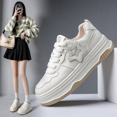 Νέα Γυναικεία Αθλητικά Παπούτσια Πλατφόρμας Lace Up Επίπεδα παπούτσια Skateboard για Γυναικεία Άνετα αθλητικά παπούτσια για τρέξιμο σε εξωτερικούς χώρους Παπούτσια για τζόκινγκ τένις