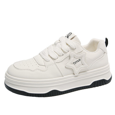 Νέα Γυναικεία Αθλητικά Παπούτσια Πλατφόρμας Lace Up Επίπεδα παπούτσια Skateboard για Γυναικεία Άνετα αθλητικά παπούτσια για τρέξιμο σε εξωτερικούς χώρους Παπούτσια για τζόκινγκ τένις