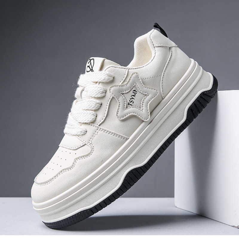 Νέα Γυναικεία Αθλητικά Παπούτσια Πλατφόρμας Lace Up Επίπεδα παπούτσια Skateboard για Γυναικεία Άνετα αθλητικά παπούτσια για τρέξιμο σε εξωτερικούς χώρους Παπούτσια για τζόκινγκ τένις