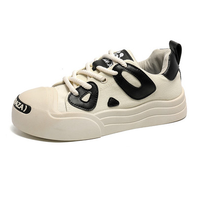 Jauns dizains vīriešu vulkanizētas kurpes unisex platformas ikdienišķas kedas Modes šņorējamas vīriešu audekla kedas Zapatillas De Hombre 2023