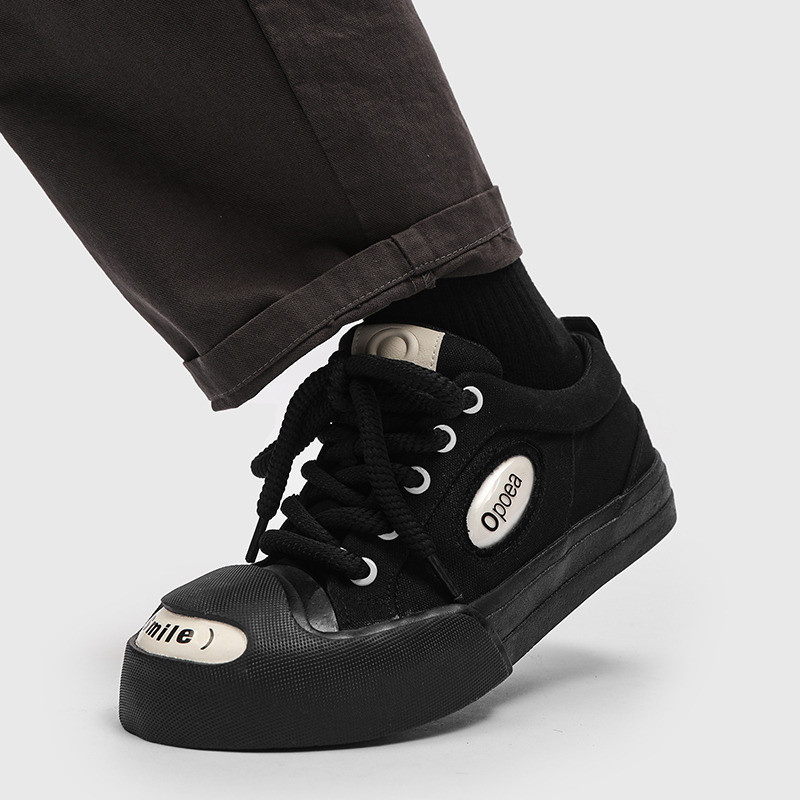 Jauns dizains vīriešu vulkanizētas kurpes unisex platformas ikdienišķas kedas Modes šņorējamas vīriešu audekla kedas Zapatillas De Hombre 2023