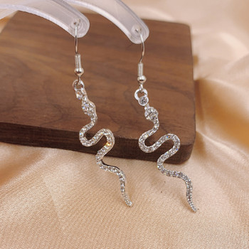 Новопристигнали висящи обеци във формата на змия за жени Бижута за жени Подаръци за приятелство с момичета