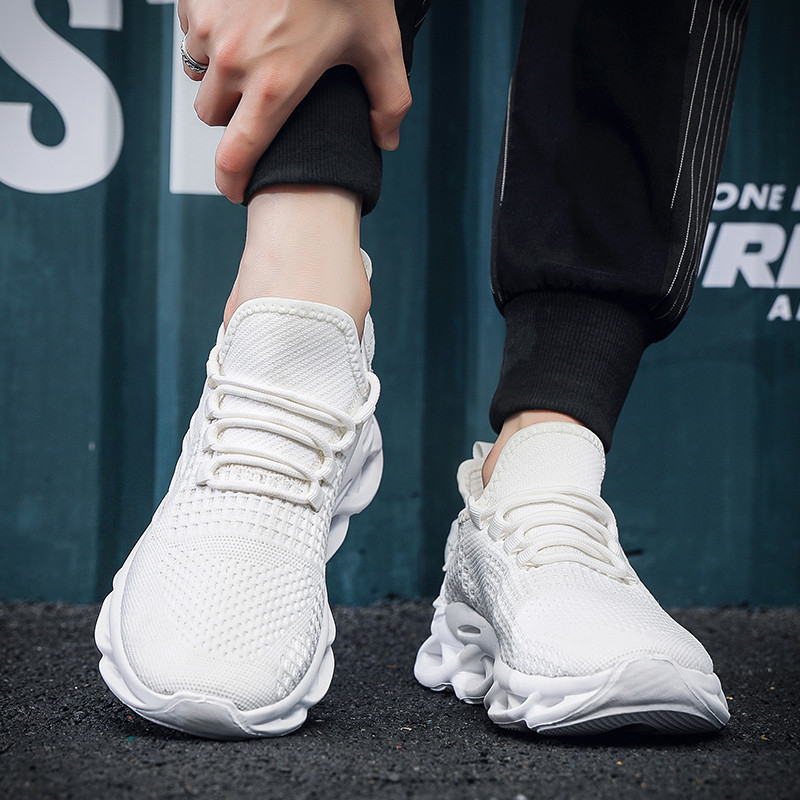 Liels izmērs 49 50 Vīriešu Vulcanize Apavi Modes Zīmols Dizains Viegli Vasaras Causal Sneaker Augstas kvalitātes elpojoši skriešanas apavi