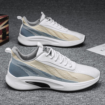 Tīkla vīriešu apavi ikdienišķas elpojošas vīriešu kedas Modes, šņorējamas, vieglas pastaigu kedas Tenis Masculino vīriešu vulkanizētas kurpes