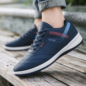 Παπούτσια αναψυχής για άντρες Αναπνεύσιμα ελαφριά κορδόνια Flat καλοκαιρινά κλασικά loafers Ανδρικά παπούτσια με βουλκανιζέ παπούτσι τένις Ανδρικά αθλητικά παπούτσια