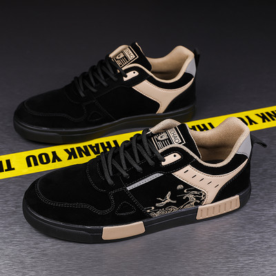 Liela izmēra 47 vīriešu apavi Vasaras skeitborda apavi Vulcanized Fashion Ikdienas sporta apavi vīriešiem Plakanas kedas pastaigu apavi