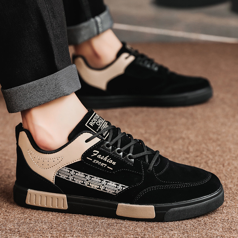 Liela izmēra 47 vīriešu apavi Vasaras skeitborda apavi Vulcanized Fashion Ikdienas sporta apavi vīriešiem Plakanas kedas pastaigu apavi