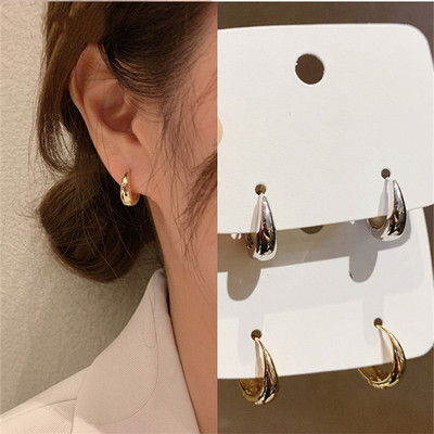 Γυναικεία σκουλαρίκια CAOSHI κλασικού στυλ με κρίκους Απλό σχέδιο Εξαιρετικό δώρο για νεαρή κοπέλα Αξεσουάρ γάμου Όμορφα κοσμήματα