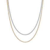 2 mm tenisa ķēdes kaklarotas sievietēm, sudraba zelta krāsa, nerūsējošā tērauda apledojuma kakla ķēde sievietēm, modes rotaslietas, 2024. gada