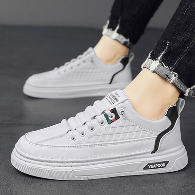 Ανδρικά δερμάτινα παπούτσια Casual Comfort Outdoor Sneaker Light Παπούτσια περπατήματος για άντρες Vulcanized Shoes Designer Loafers Zapatos Hombre