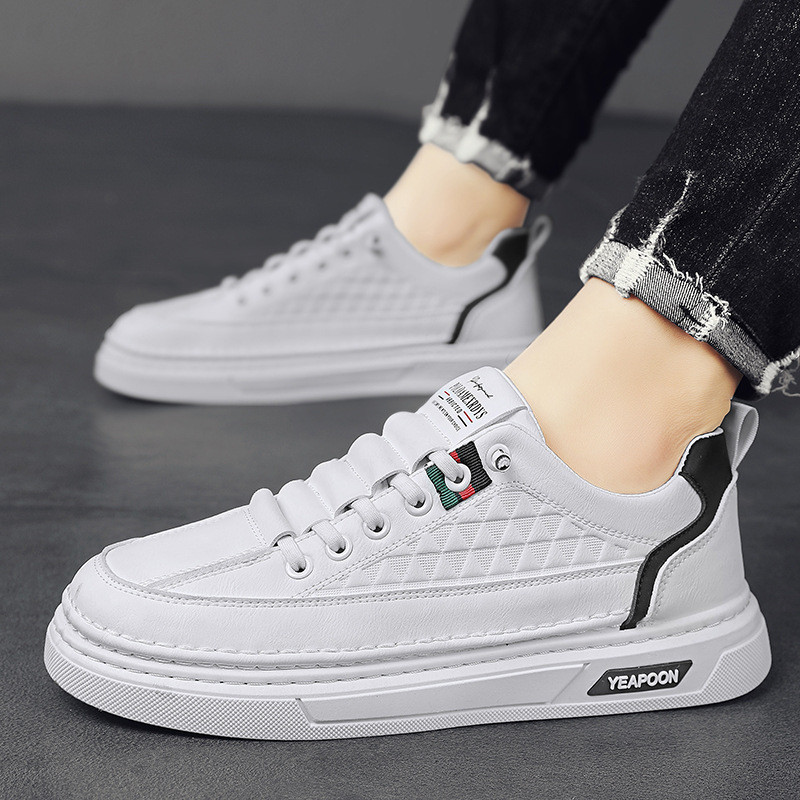 Ανδρικά δερμάτινα παπούτσια Casual Comfort Outdoor Sneaker Light Παπούτσια περπατήματος για άντρες Vulcanized Shoes Designer Loafers Zapatos Hombre