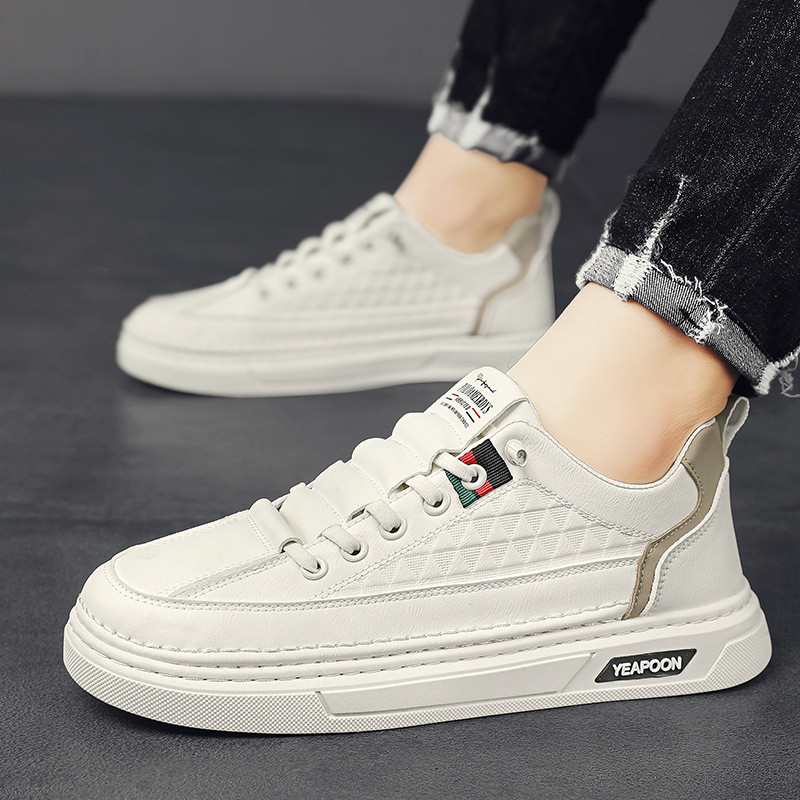 Ανδρικά δερμάτινα παπούτσια Casual Comfort Outdoor Sneaker Light Παπούτσια περπατήματος για άντρες Vulcanized Shoes Designer Loafers Zapatos Hombre