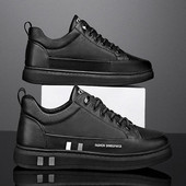 Meeste PU-nahast veekindlad tossud vabaaja spordijalatsid Meeste kerged hingavad lamedad libisemiskindlad tennised Zapatillas Hombre