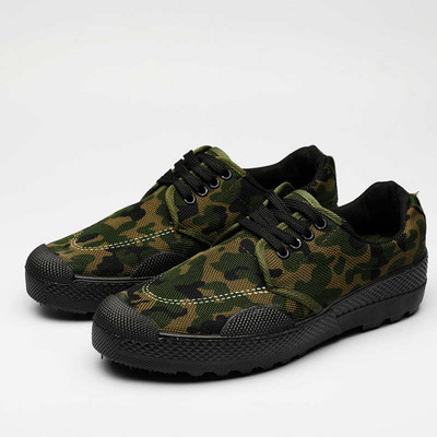 Hingavad sõjaväelised libisemiskindlad kamuflaažitreeningud töökindlustuse kingamees Üliõpilaste sõjaväe treeningjalatsid Kingad