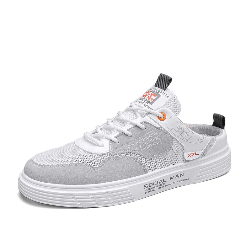 2023. gada modes ērti elpojoši sporta vīriešu apavi āra daudzpusīgi, vulkanizēti, viegli, plakani