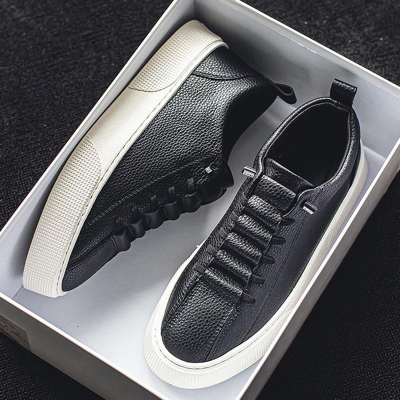 Fehér tornacipő férfiaknak 2024 tavaszi divat, alkalmi, fűzős, kerek orrú, lapos férfi futósportcipő Zapatillas Deportivas Hombre