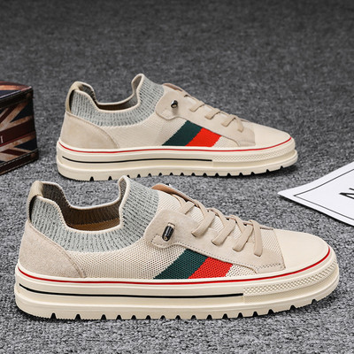 Suvised vabaajajalatsid Meeste võrgust ümmarguse peaga jalutustossud Hingavad erinevat värvi väljast kerged paksud tallad