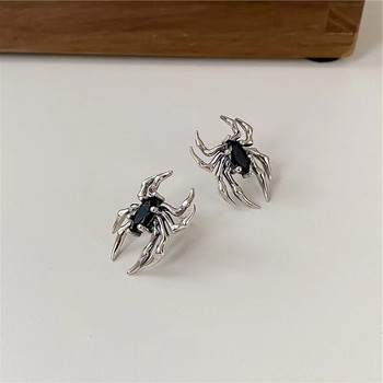 Γοτθικά ρετρό παλιά αράχνη σκουλαρίκια ζιργκόν Γυναικείο σχέδιο μόδας Μαύρο σκουλαρίκι ζιργκόν Δώρα Κοσμήματα Χονδρική