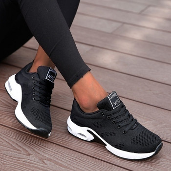 Μόδα Γυναικεία Παπούτσια Τρεξίματος Αναπνεύσιμο Διχτυωτό Εξωτερικό Αθλητικά Παπούτσια Αθλητικά Παπούτσια Περιστασιακά Περπάτημα Γυναικεία αθλητικά παπούτσια με κορδόνια