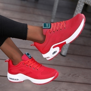 Μόδα Γυναικεία Παπούτσια Τρεξίματος Αναπνεύσιμο Διχτυωτό Εξωτερικό Αθλητικά Παπούτσια Αθλητικά Παπούτσια Περιστασιακά Περπάτημα Γυναικεία αθλητικά παπούτσια με κορδόνια