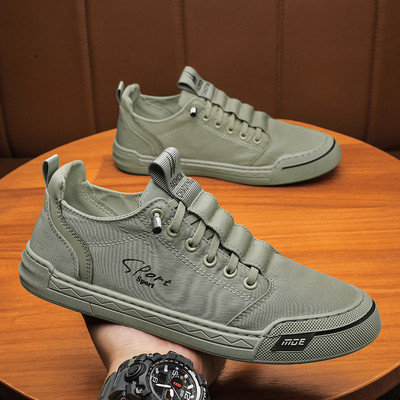 PARZIVAL Vīriešu ikdienas apavi Ledus zīda audekla apavi vīriešiem brīvā dabā Ērti sporta kurpes Neslīdoši plakanie kurpes Zapatillas Hombre