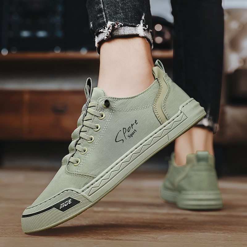 PARZIVAL Vīriešu ikdienas apavi Ledus zīda audekla apavi vīriešiem brīvā dabā Ērti sporta kurpes Neslīdoši plakanie kurpes Zapatillas Hombre