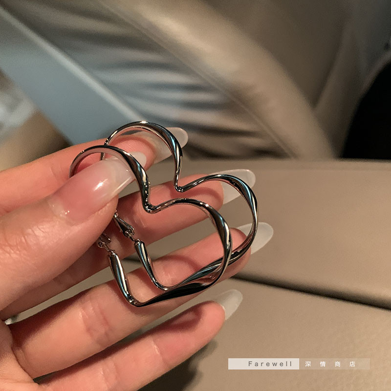 Moodsad Südamekõrvarõngad Punkehted Lahedatele Naistele Tüdrukutele Sõprus Kingitused Aksessuaarid