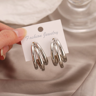 2020. aasta vintage metallist lillelised suured kõrvarõngad naistele kullavärvi hõbedase värviga geomeetriline avaldus mood Brincose ehtekõrvarõngas