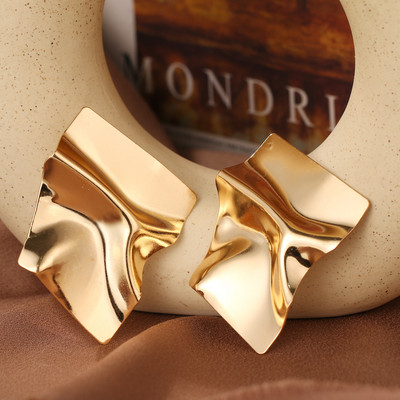 2020. aasta vintage metallist lillelised suured kõrvarõngad naistele kullavärvi hõbedase värviga geomeetriline avaldus mood Brincose ehtekõrvarõngas