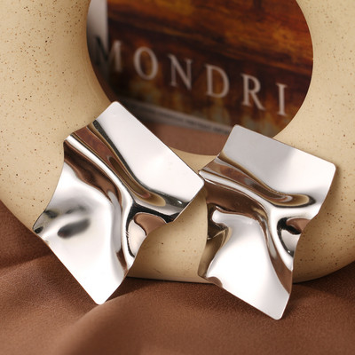 2020. aasta vintage metallist lillelised suured kõrvarõngad naistele kullavärvi hõbedase värviga geomeetriline avaldus mood Brincose ehtekõrvarõngas