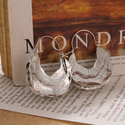 2020. aasta vintage metallist lillelised suured kõrvarõngad naistele kullavärvi hõbedase värviga geomeetriline avaldus mood Brincose ehtekõrvarõngas