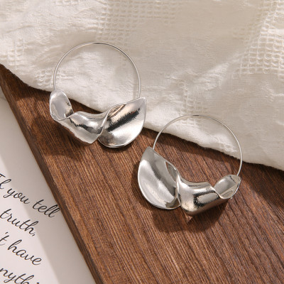 2020. aasta vintage metallist lillelised suured kõrvarõngad naistele kullavärvi hõbedase värviga geomeetriline avaldus mood Brincose ehtekõrvarõngas