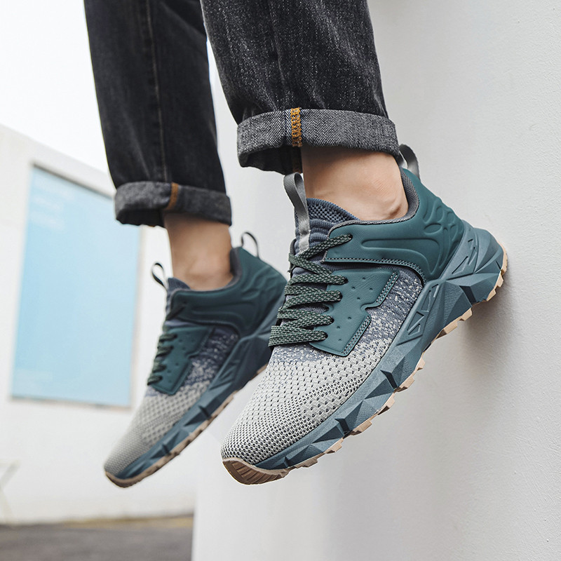Nova modna muška obuća Udobne tenisice Prozračne tenisice za trčanje za muškarce Mrežasta teniska sportska obuća Tenisice za hodanje