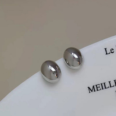 Lihtsad hernekujulised vasesulamist kullavärvi kõrvarõngad naistele 2023 Korea moeehted Gooti peo tüdrukute ebatavaline aksessuaar