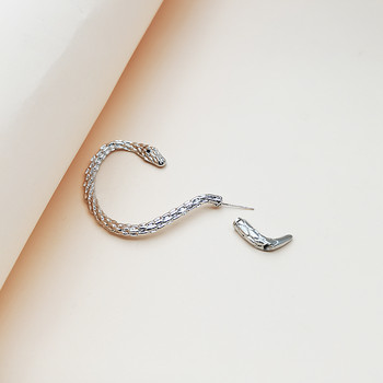 Vintage Snake Wrap Ear Hook από ανοξείδωτο ατσάλι για γυναίκες Γοτθικά αξεσουάρ Κλιπ σε σκουλαρίκια Γυναικεία σκουλαρίκια trend 2022