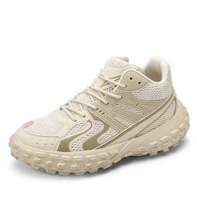 Luksuslikud trendirehvid Paksu tallaga jalanõud Meeste hingav platvorm Spordijalatsid Meeste mood Sinine vabaaja tossud Meeste jooksujalatsid