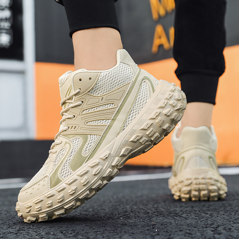 Luksuslikud trendirehvid Paksu tallaga jalanõud Meeste hingav platvorm Spordijalatsid Meeste mood Sinine vabaaja tossud Meeste jooksujalatsid