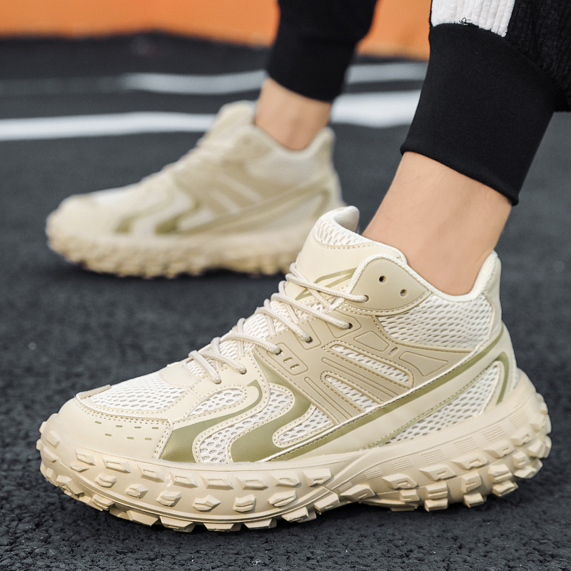 Luksuslikud trendirehvid Paksu tallaga jalanõud Meeste hingav platvorm Spordijalatsid Meeste mood Sinine vabaaja tossud Meeste jooksujalatsid