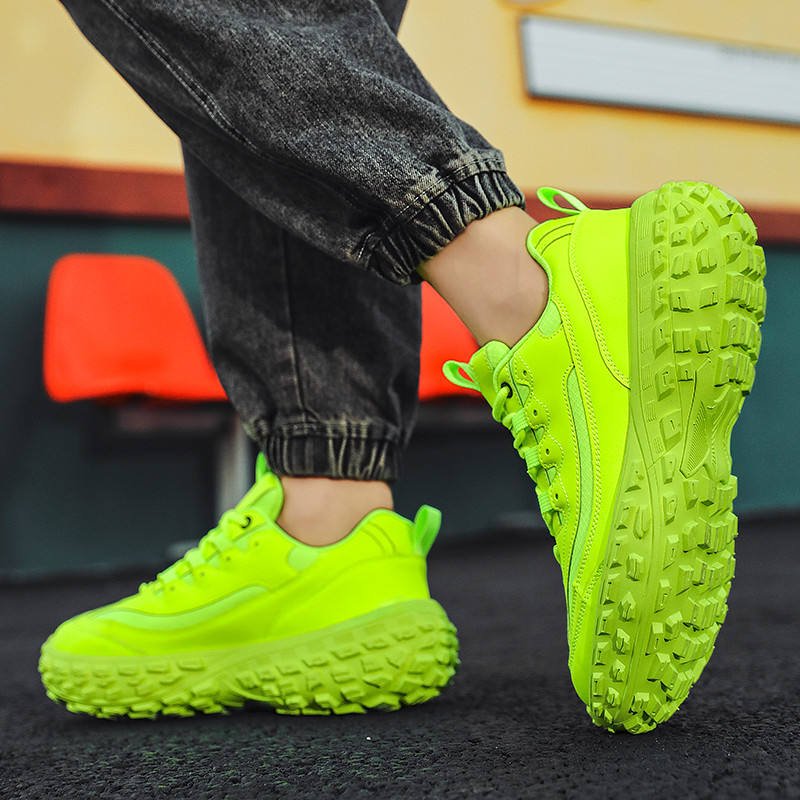 2024. gada zīmola Green Chunky kedas vīriešiem Modes platformas apavi Dizaineris Treneris Vīriešu elpojoši sporta apavi Teniss zapatilla hombre