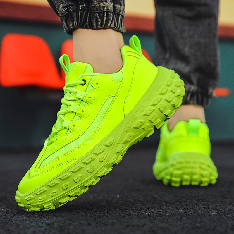 2024. gada zīmola Green Chunky kedas vīriešiem Modes platformas apavi Dizaineris Treneris Vīriešu elpojoši sporta apavi Teniss zapatilla hombre