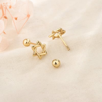 Modes zelta krāsas tauriņš Tragus pīrsingi ausīm Helix Stud Auskari sievietēm Tibetas šarms Ausu caurduršanas rotaslietas