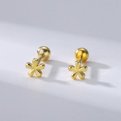 Modes zelta krāsas tauriņš Tragus pīrsingi ausīm Helix Stud Auskari sievietēm Tibetas šarms Ausu caurduršanas rotaslietas