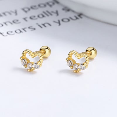 Modes zelta krāsas tauriņš Tragus pīrsingi ausīm Helix Stud Auskari sievietēm Tibetas šarms Ausu caurduršanas rotaslietas