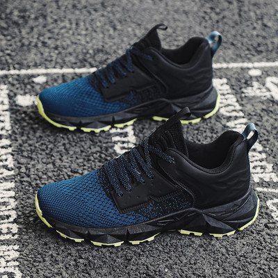 Ανδρικά παπούτσια τζόκινγκ Ελαφρύ μαλακό σοκ με μαλακή ανάκαμψη Αναπνεύσιμη μόδα Παπούτσια για τρέξιμο για ηλικιωμένους Παπούτσια γυμναστικής με κορδόνια