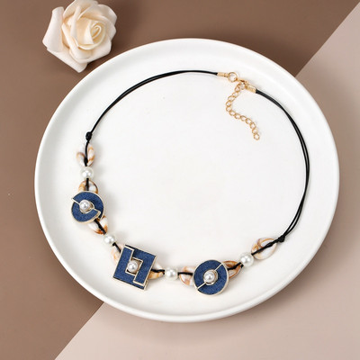 Vintage käsitsi valmistatud Shell ripatsiga kaelakee naistele suvepuhkuse ehted