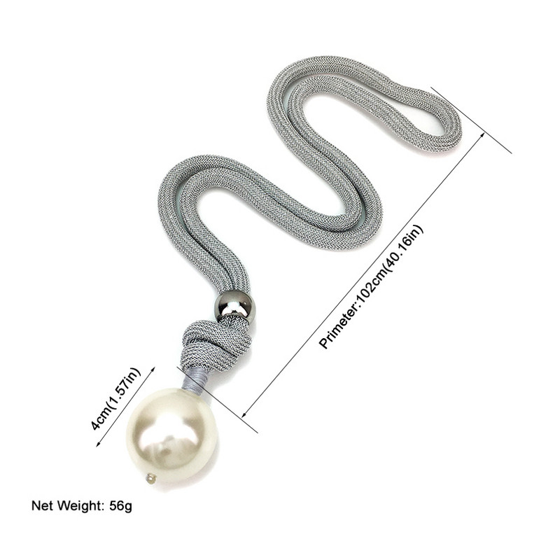 MANILAI Big Imitation Pearl Statement Chokers kaelakeed naistele Mood Paks köis reguleeritav ripats Kaelakeed Ehted