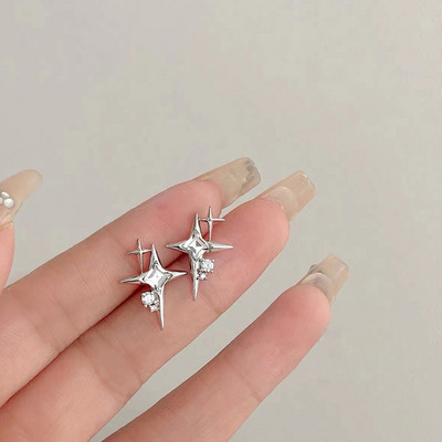 Νέα Creative Star Earring Fashion Earrings Δώρα για γυναίκες Χαριτωμένα μίνι σκουλαρίκια Little Star Εορταστικά κοσμήματα