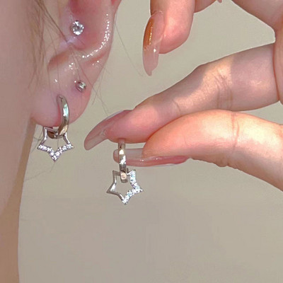 Νέα Creative Star Earring Fashion Earrings Δώρα για γυναίκες Χαριτωμένα μίνι σκουλαρίκια Little Star Εορταστικά κοσμήματα