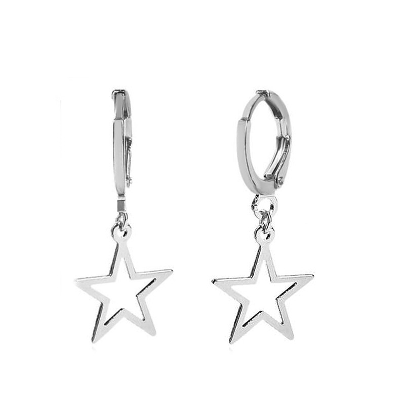Νέα Creative Star Earring Fashion Earrings Δώρα για γυναίκες Χαριτωμένα μίνι σκουλαρίκια Little Star Εορταστικά κοσμήματα
